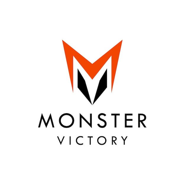 Inicial Monograma de la letra Diseño del logotipo de MV VM