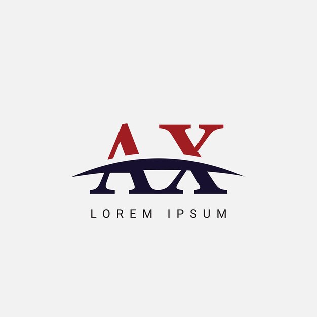 Inicial A X XA Letra plantilla vectorial de diseño de logotipo Símbolo gráfico para la identidad empresarial corporativa