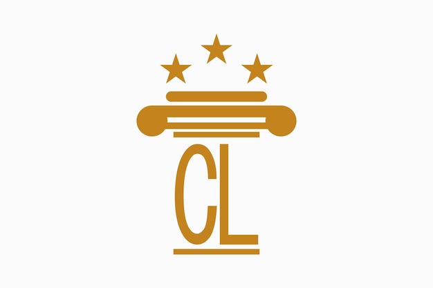 iniciales logotipo del bufete de abogados con letras logotipo cacz consept vector premium