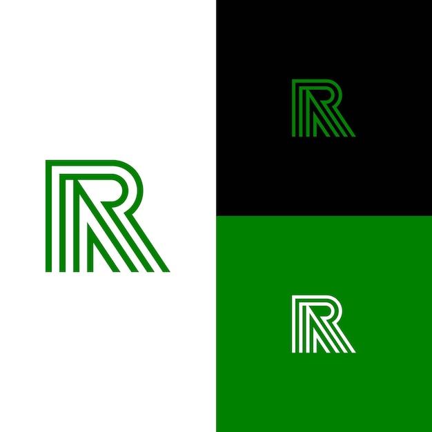 iniciales del logotipo letra RA logotipo limpio y moderno con un estilo de línea contemporáneo