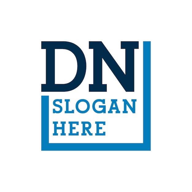 Las iniciales mínimas del logotipo Las letras D y N DN La letra inicial del logotipo DN
