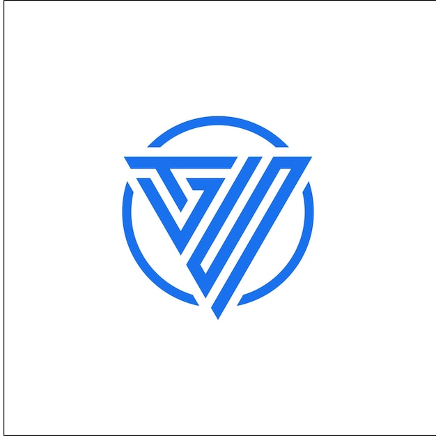 Las iniciales n y g y t Logo design ilustración vectorial aislada