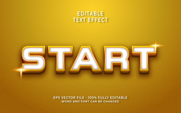 Iniciar efecto de texto