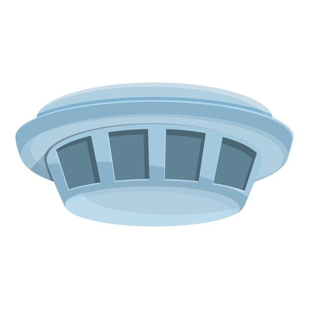 Inicio detector de humo icono dibujos animados vector alarma incendio control de gas