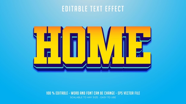 Inicio Efecto de texto editable