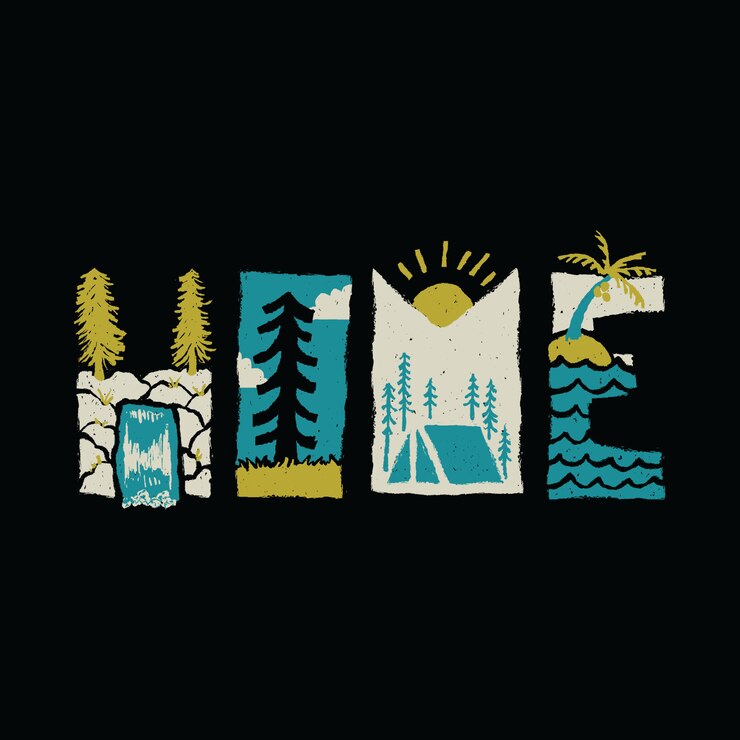Vector inicio tipografía ilustración gráfica arte vectorial diseño de camiseta