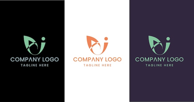 Initial_Letter_AJ_Logo_Design
