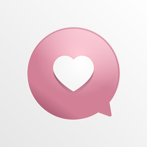 Vector inlove emoji para redes sociales