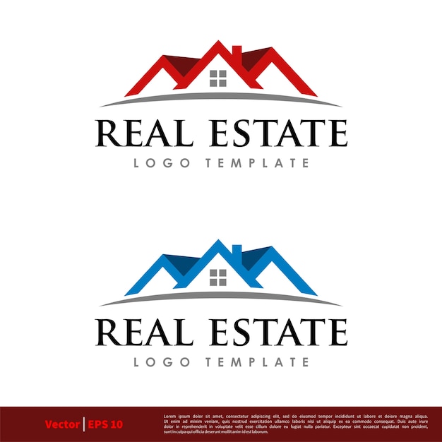 inmobiliaria plantilla de logotipo