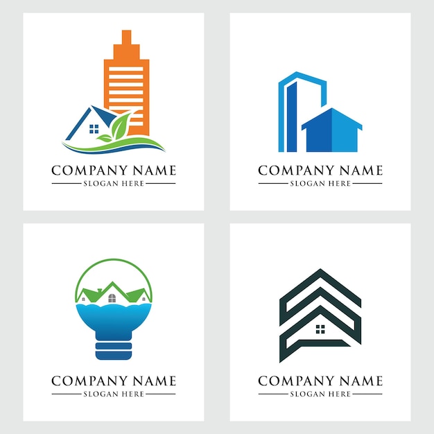 inmobiliaria plantilla de logotipo