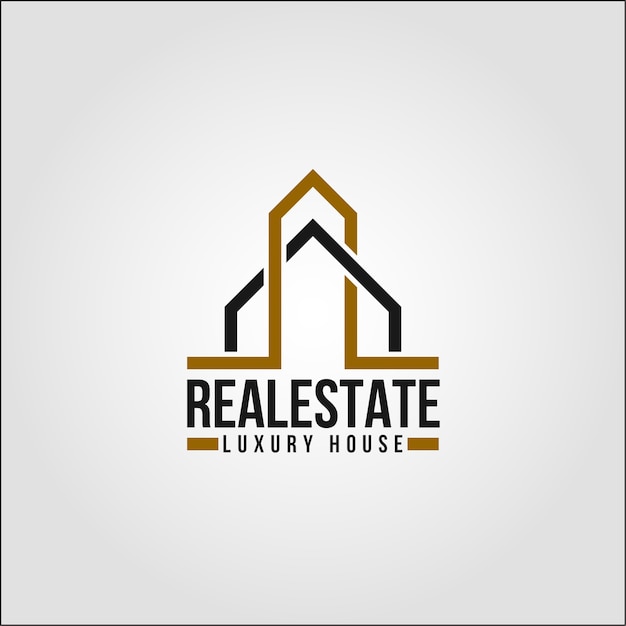 inmobiliaria plantilla de logotipo