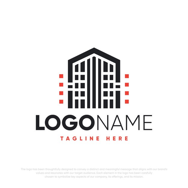 inmobiliaria plantilla de logotipo