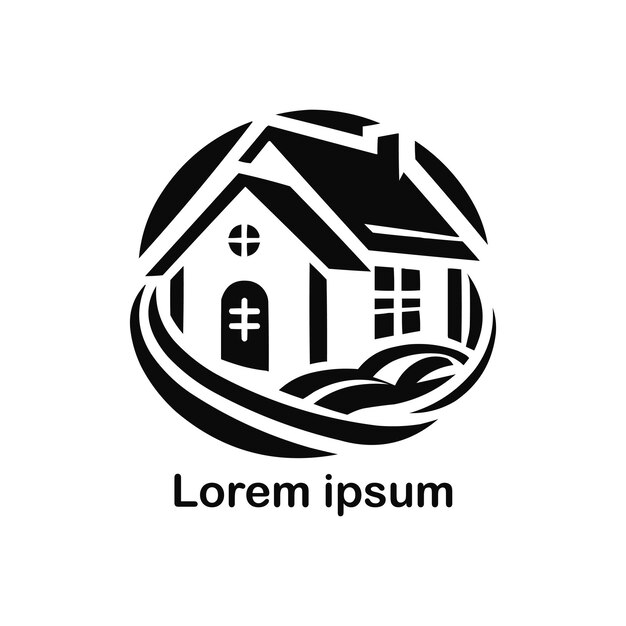 Inmobiliario y logotipo de la empresa para su marca