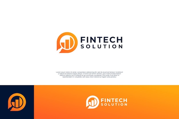 innovación en el diseño del logotipo de la solución financiera