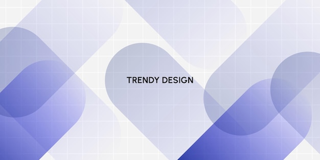 El innovador elemento hexágono azul moderno es el fondo de la ilustración futura