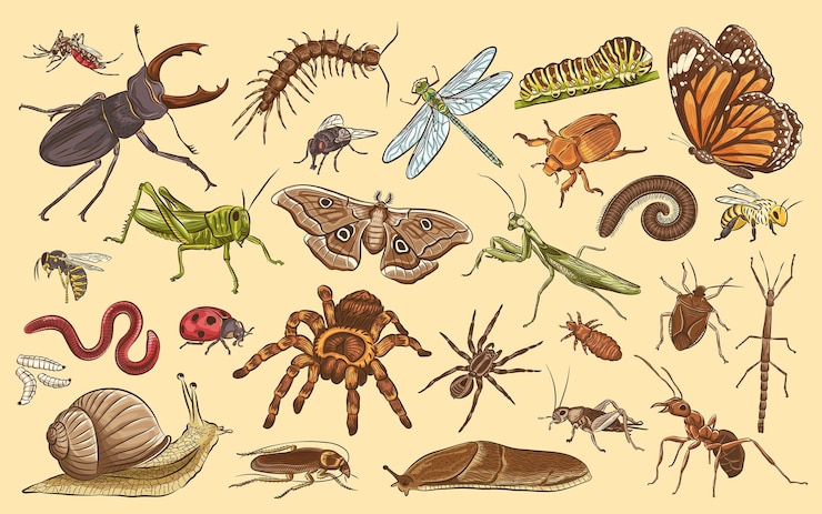 Vector insectos ilustraciones