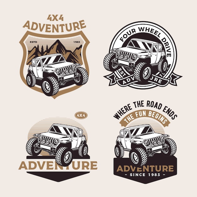 insignia de camión offroad