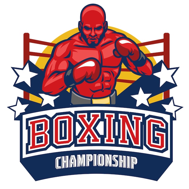 Insignia del campeonato de boxeo de combate