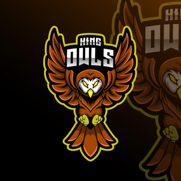 La insignia del equipo animal de King Owls.