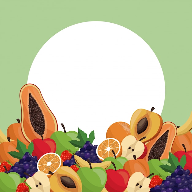 Insignia jugosa madura de fruta