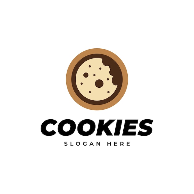 Insignia de logotipo vintage para etiqueta de cookies