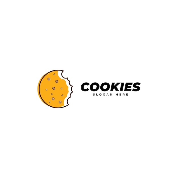 Insignia de logotipo vintage para etiqueta de cookies