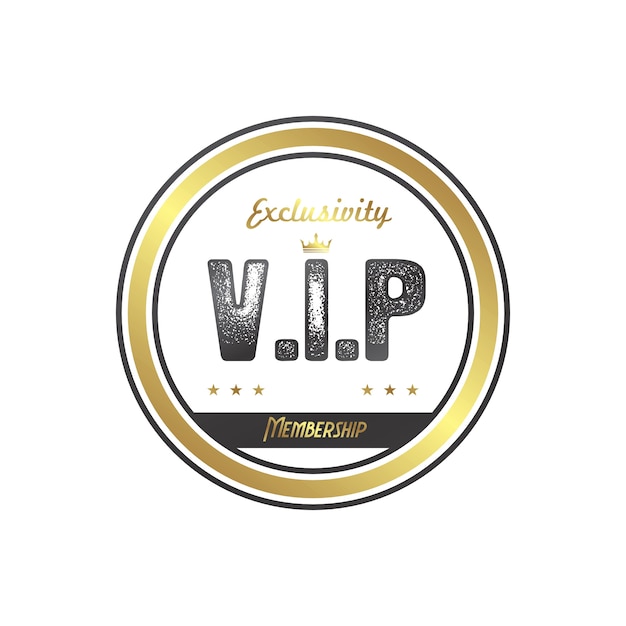 insignia de miembro vip