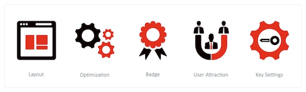 Insignia de optimización de diseño