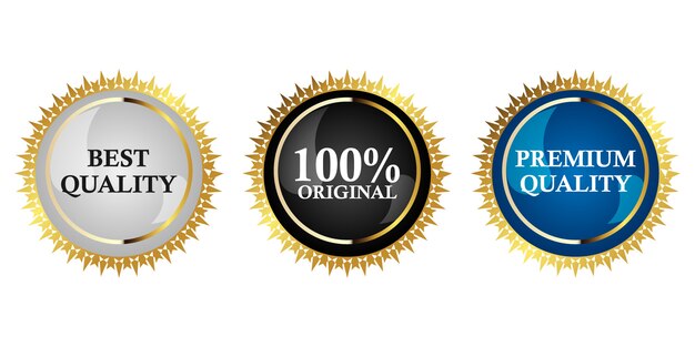 Insignia de oro premium