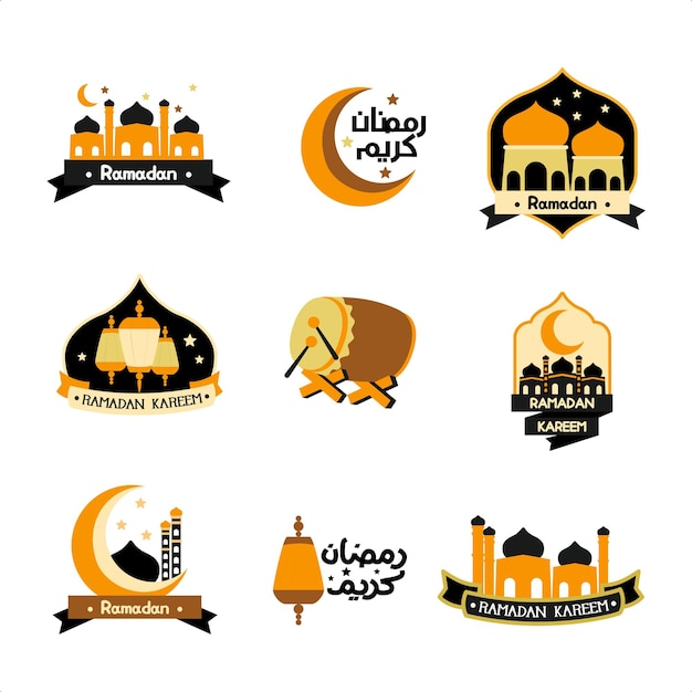 Insignia del paquete Ramadan Kareem