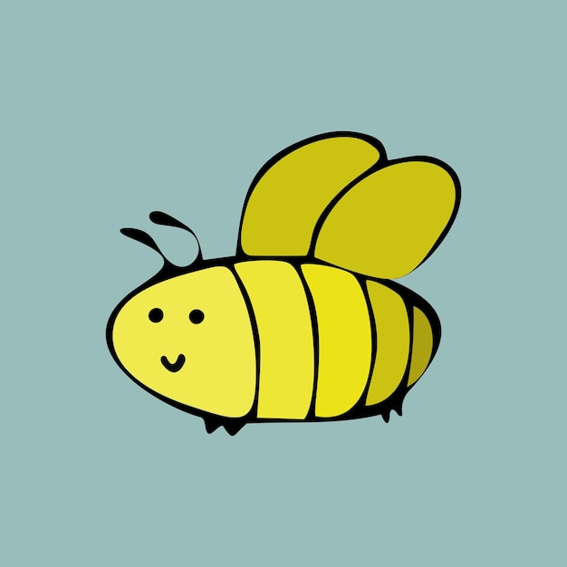 Insignia plana de abeja