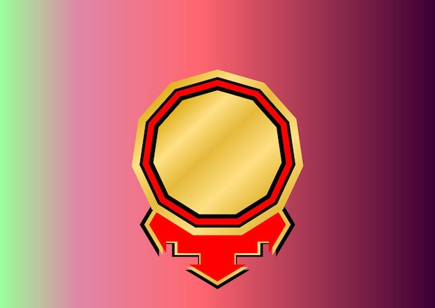 La insignia del premio Octagon de Oro