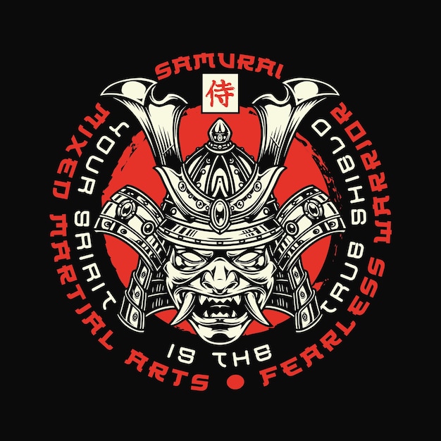 Insignia redonda japonesa de artes marciales mixtas