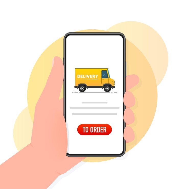 Vector insignia de servicio de entrega urgente orden de entrega rápida con cronómetro