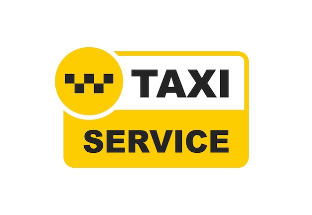 Insignia de servicio de taxi señal de taxi adhesivo amarillo del servicio de llamada de taxi