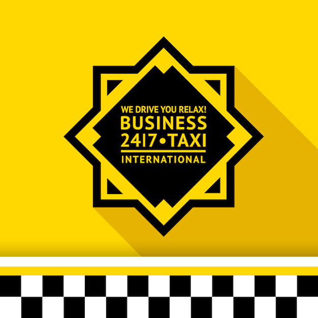 Insignia de taxi moderno