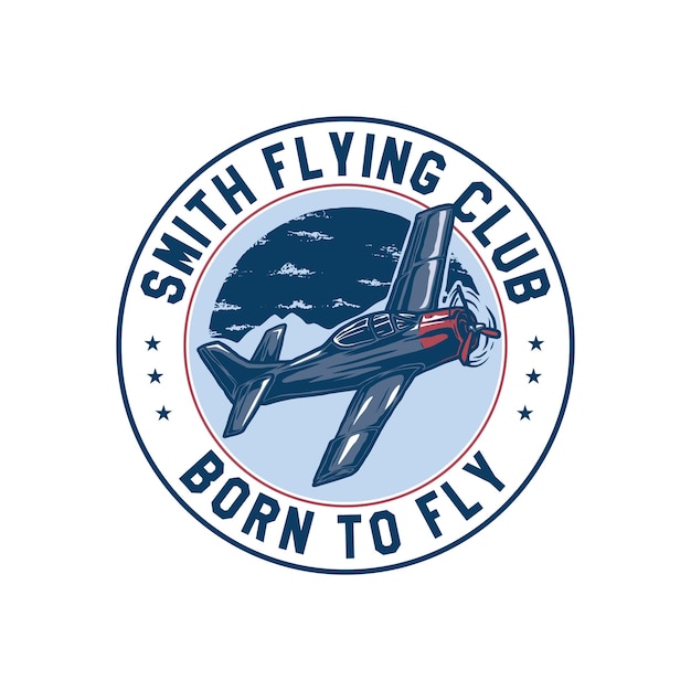 Insignias de aviación, logotipos y etiquetas de emblemas.