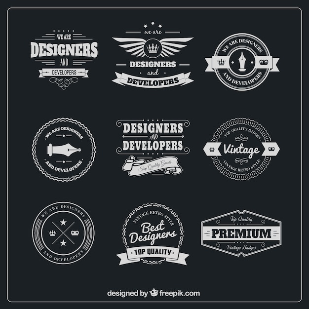 Insignias de diseñadores