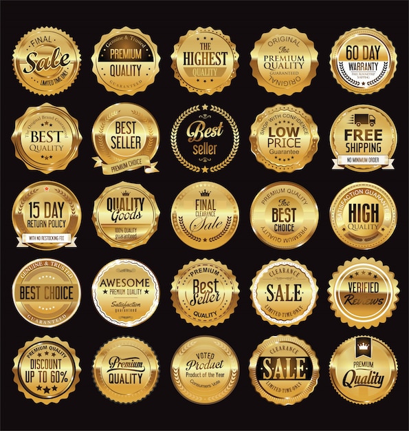 Insignias de oro