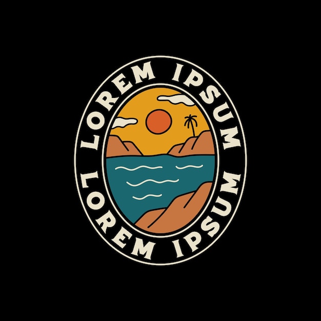 Las insignias de playa RETRO_18