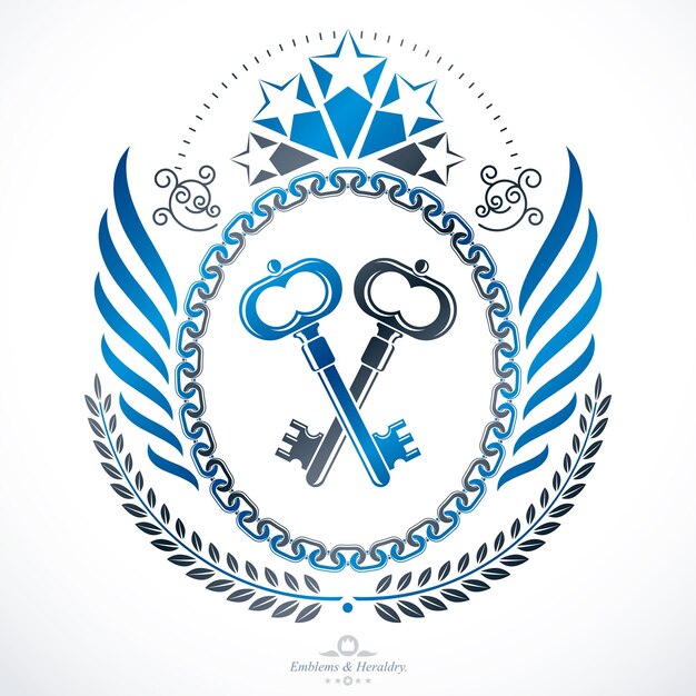 Insignias retro vintage. Elemento de diseño vectorial.