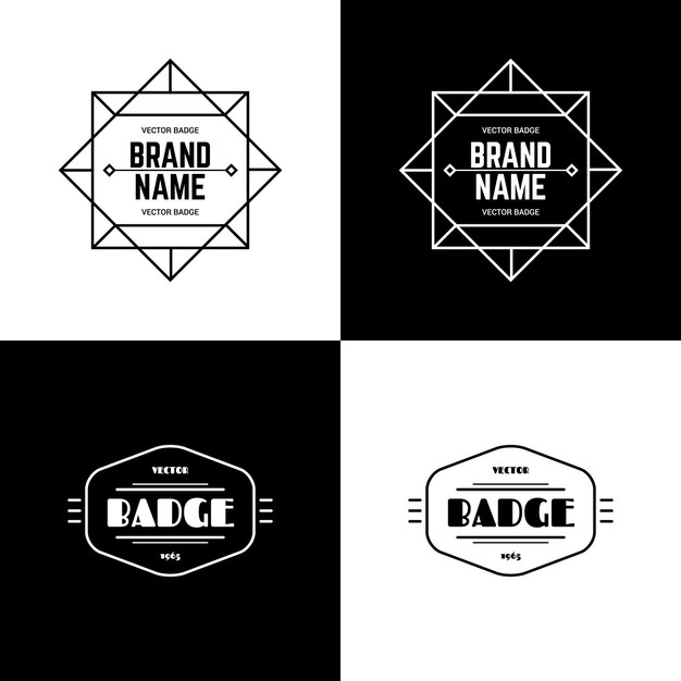 Insignias vectoriales