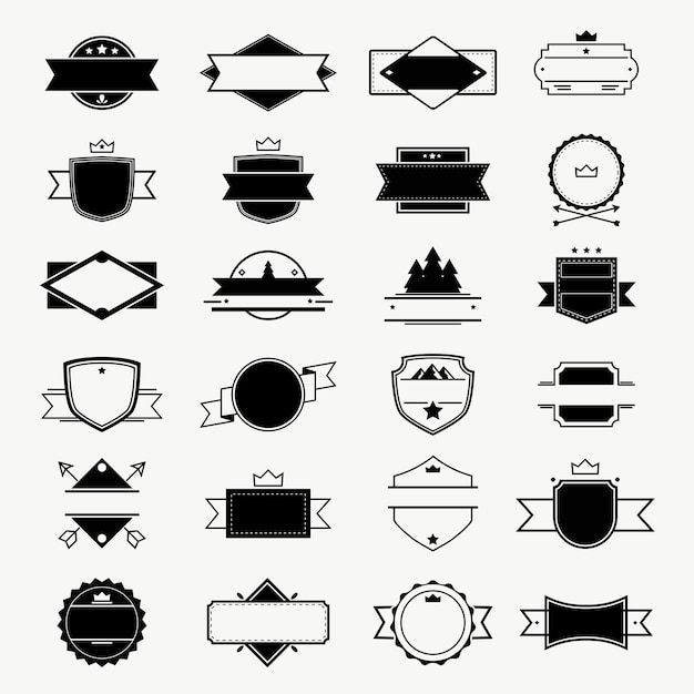 Vector insignias de la vendimia