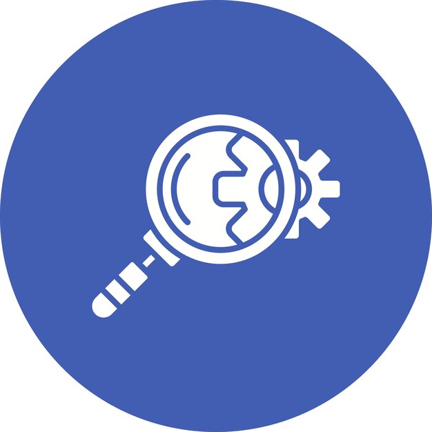 Inspección de la imagen vectorial del icono Se puede utilizar para la fontanería