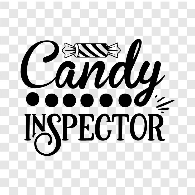 Inspector de caramelos archivo de diseño svg