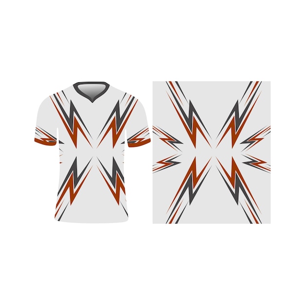 inspiración de concepto de camiseta deportiva de diseño creativo