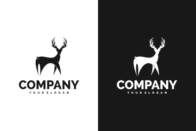 Inspiración creativa en el diseño del logotipo del logotipo de los ciervos