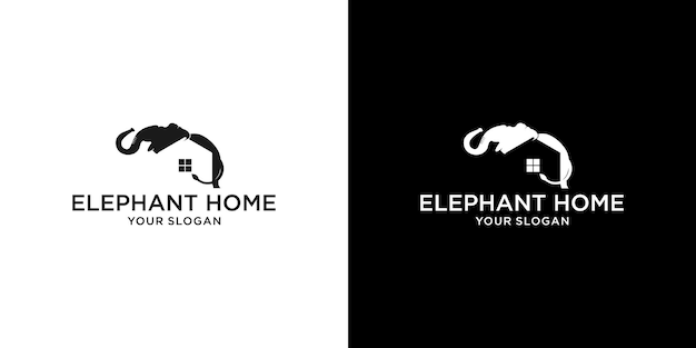 Inspiración en el diseño del logo de la casa y el elefante