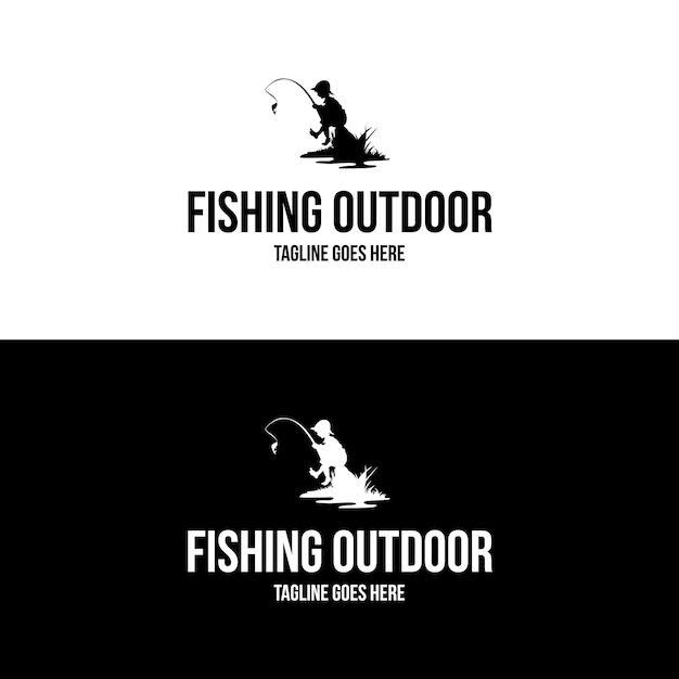 Inspiración en el diseño del logo de pesca