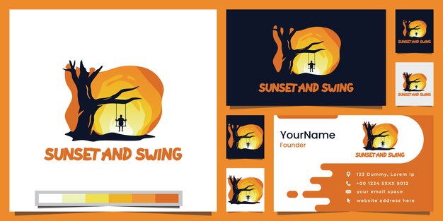 inspiración para el diseño del logo de Sunset